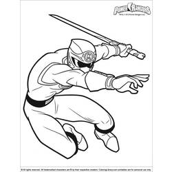 Dessin à colorier: Power Rangers (Super-héros) #50053 - Coloriages à Imprimer Gratuits