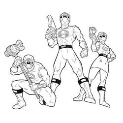 Dessin à colorier: Power Rangers (Super-héros) #50065 - Coloriages à Imprimer Gratuits