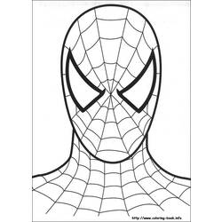 Dessin à colorier: Spiderman (Super-héros) #78642 - Coloriages à Imprimer Gratuits
