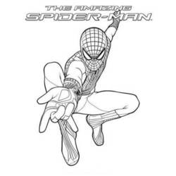 Dessin à colorier: Spiderman (Super-héros) #78659 - Coloriages à Imprimer Gratuits