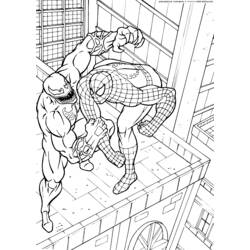 Dessin à colorier: Spiderman (Super-héros) #78683 - Coloriages à Imprimer Gratuits
