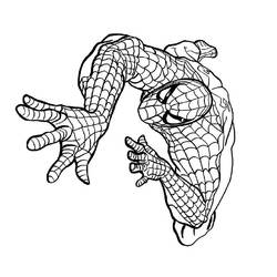 Dessin à colorier: Spiderman (Super-héros) #78701 - Coloriages à Imprimer Gratuits