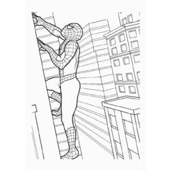 Dessin à colorier: Spiderman (Super-héros) #78811 - Coloriages à Imprimer Gratuits