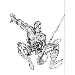 Dessin à colorier: Spiderman (Super-héros) #78820 - Coloriages à Imprimer Gratuits