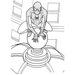 Dessin à colorier: Spiderman (Super-héros) #78895 - Coloriages à Imprimer Gratuits