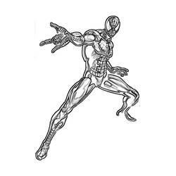 Dessin à colorier: Spiderman (Super-héros) #78927 - Coloriages à Imprimer Gratuits