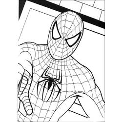 Dessin à colorier: Spiderman (Super-héros) #78944 - Coloriages à Imprimer Gratuits