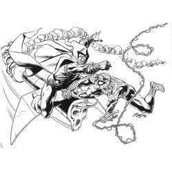 Dessin à colorier: Spiderman (Super-héros) #78963 - Coloriages à Imprimer Gratuits