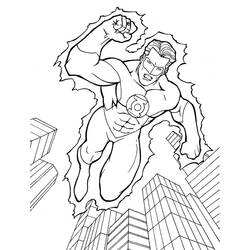 Dessin à colorier: Super Héros DC Comics (Super-héros) #80149 - Coloriages à Imprimer Gratuits