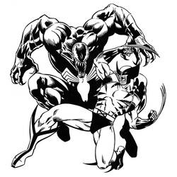 Dessin à colorier: Super Héros Marvel (Super-héros) #79656 - Coloriages à Imprimer Gratuits