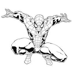 Dessin à colorier: Super Héros Marvel (Super-héros) #79847 - Coloriages à Imprimer Gratuits