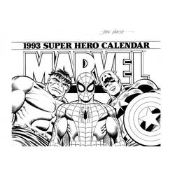 Dessin à colorier: Super Héros Marvel (Super-héros) #79937 - Coloriages à Imprimer Gratuits
