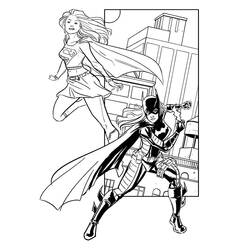 Dessin à colorier: Supergirl (Super-héros) #83939 - Coloriages à Imprimer Gratuits