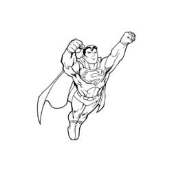 Dessin à colorier: Superman (Super-héros) #83627 - Coloriages à Imprimer Gratuits