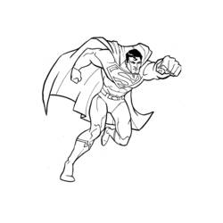 Dessin à colorier: Superman (Super-héros) #83628 - Coloriages à Imprimer Gratuits
