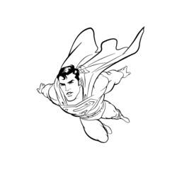 Dessin à colorier: Superman (Super-héros) #83637 - Coloriages à Imprimer Gratuits