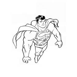 Dessin à colorier: Superman (Super-héros) #83639 - Coloriages à Imprimer Gratuits