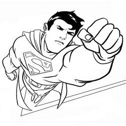 Dessin à colorier: Superman (Super-héros) #83646 - Coloriages à Imprimer Gratuits