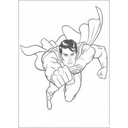 Dessin à colorier: Superman (Super-héros) #83661 - Coloriages à Imprimer Gratuits