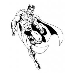 Dessin à colorier: Superman (Super-héros) #83662 - Coloriages à Imprimer Gratuits