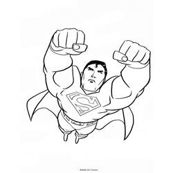Dessin à colorier: Superman (Super-héros) #83675 - Coloriages à Imprimer Gratuits