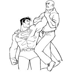 Dessin à colorier: Superman (Super-héros) #83681 - Coloriages à Imprimer Gratuits
