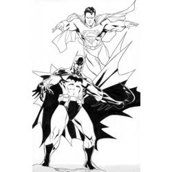 Dessin à colorier: Superman (Super-héros) #83684 - Coloriages à Imprimer Gratuits