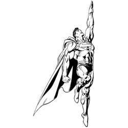 Dessin à colorier: Superman (Super-héros) #83709 - Coloriages à Imprimer Gratuits