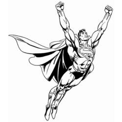 Dessin à colorier: Superman (Super-héros) #83718 - Coloriages à Imprimer Gratuits