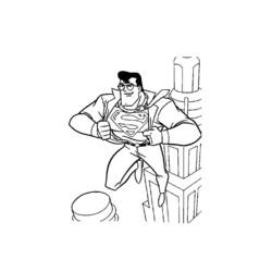 Dessin à colorier: Superman (Super-héros) #83721 - Coloriages à Imprimer Gratuits