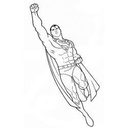 Dessin à colorier: Superman (Super-héros) #83727 - Coloriages à Imprimer Gratuits