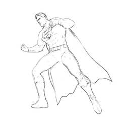 Dessin à colorier: Superman (Super-héros) #83731 - Coloriages à Imprimer Gratuits