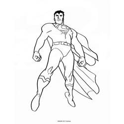 Dessin à colorier: Superman (Super-héros) #83739 - Coloriages à Imprimer Gratuits