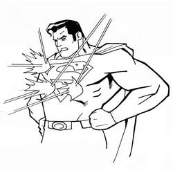 Dessin à colorier: Superman (Super-héros) #83742 - Coloriages à Imprimer Gratuits