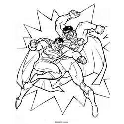 Dessin à colorier: Superman (Super-héros) #83752 - Coloriages à Imprimer Gratuits
