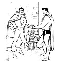 Dessin à colorier: Superman (Super-héros) #83760 - Coloriages à Imprimer Gratuits