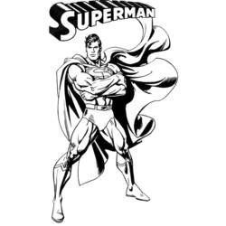 Dessin à colorier: Superman (Super-héros) #83781 - Coloriages à Imprimer Gratuits
