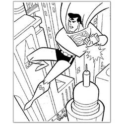 Dessin à colorier: Superman (Super-héros) #83894 - Coloriages à Imprimer Gratuits