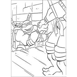 Dessin à colorier: Tortues Ninja (Super-héros) #75502 - Coloriages à Imprimer Gratuits