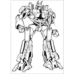 Dessin à colorier: Transformers (Super-héros) #75082 - Coloriages à Imprimer Gratuits