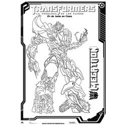 Dessin à colorier: Transformers (Super-héros) #75158 - Coloriages à Imprimer Gratuits