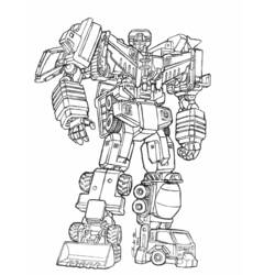 Dessin à colorier: Transformers (Super-héros) #75167 - Coloriages à Imprimer Gratuits