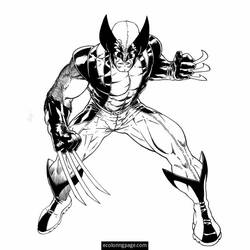 Dessin à colorier: Wolverine (Super-héros) #74848 - Coloriages à Imprimer Gratuits