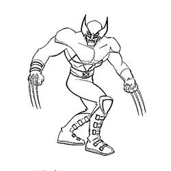 Dessin à colorier: Wolverine (Super-héros) #74864 - Coloriages à Imprimer Gratuits