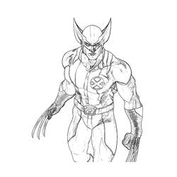 Dessin à colorier: Wolverine (Super-héros) #74886 - Coloriages à Imprimer Gratuits