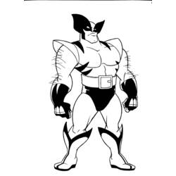 Dessin à colorier: Wolverine (Super-héros) #74896 - Coloriages à Imprimer Gratuits