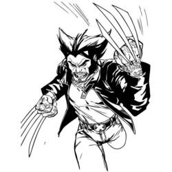 Dessin à colorier: Wolverine (Super-héros) #74906 - Coloriages à Imprimer Gratuits