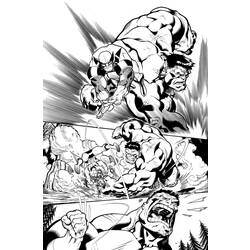 Dessin à colorier: Wolverine (Super-héros) #74916 - Coloriages à Imprimer Gratuits