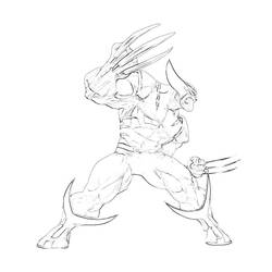 Dessin à colorier: Wolverine (Super-héros) #74933 - Coloriages à Imprimer Gratuits
