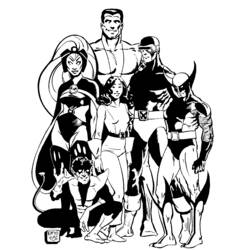Dessin à colorier: Wolverine (Super-héros) #74939 - Coloriages à Imprimer Gratuits